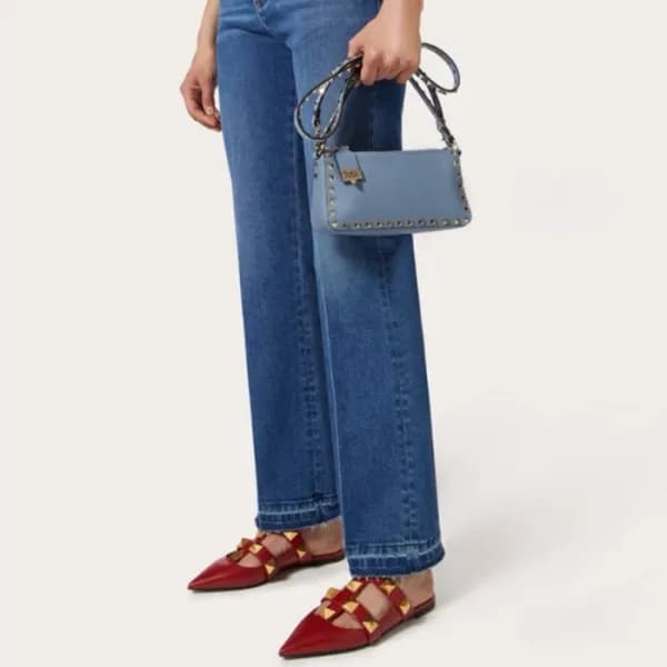 발렌티노 여성 가라바니 락스터드 토트백 - Valentino Womens Garawani … - 1