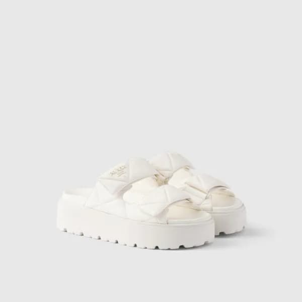 프라다 여성 나파 슬라이드 - Prada Womens Nappa Slides - prs63… - 1