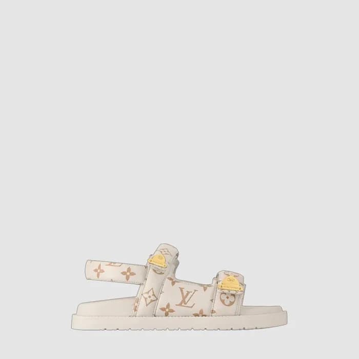 루이비통 여성 선셋 플랫 컴포트 샌들 - Louis vuitton Womens Sunset… - 1