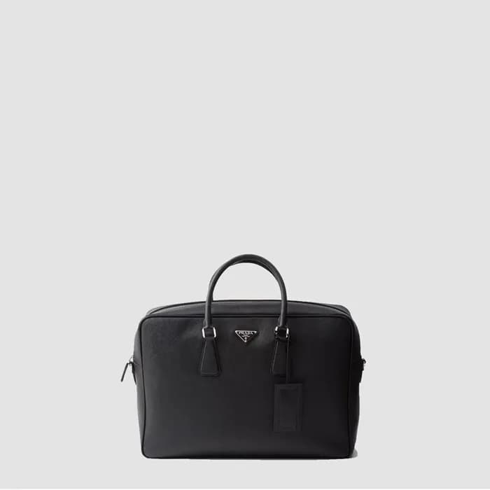 프라다 남성 사피아노 가죽 브리프케이스 2VE026 - Prada Mens Saffiano… - 1