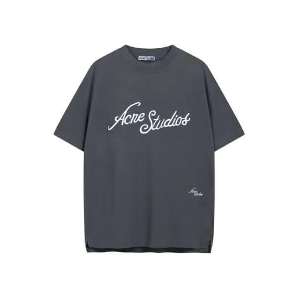 아크네 남/녀 라운드 반팔티 - Acne Unisex Round Tshirt - anc81… - 1