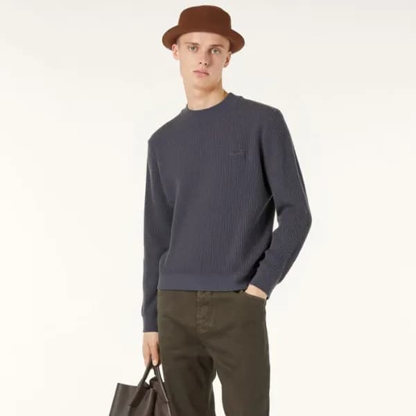 로로피아나 남성 라운드 스웨터 - Loro Piana Mens Round Sweater -… - 1