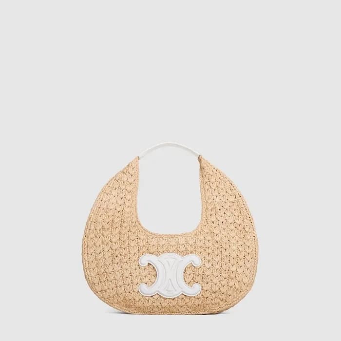 셀린느 여성 클래식 파니에 호보백 라피아 - Celine Womens Classic Pan… - 1