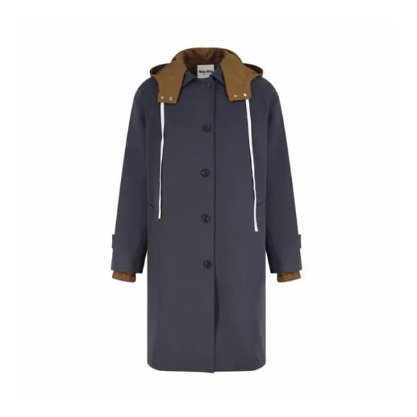 미우미우 남/녀 후드 코트 - Miumiu Unisex Hood Coat - mic1274… - 1