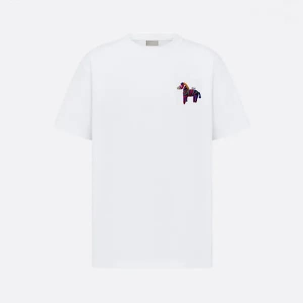 디올 남성 라운드 반팔 티셔츠 - Dior Mens Round Tshirt - dic129… - 1