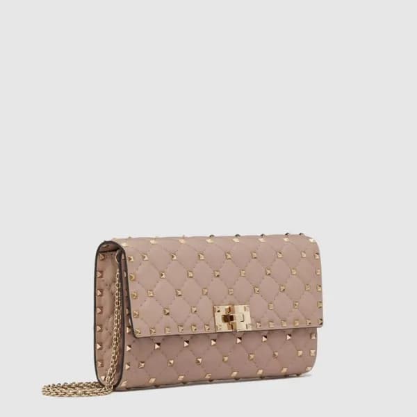 발렌티노 여성 락스터드 스파이크 체인 백 - Valentino Womens Rockstud… - 1