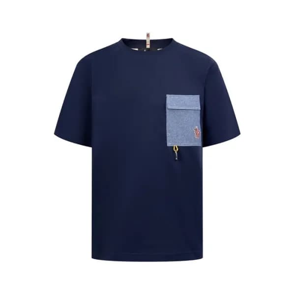 몽클레어 남성 라운드 반팔 티셔츠 - Moncler Mens Round Tshirt - m… - 1