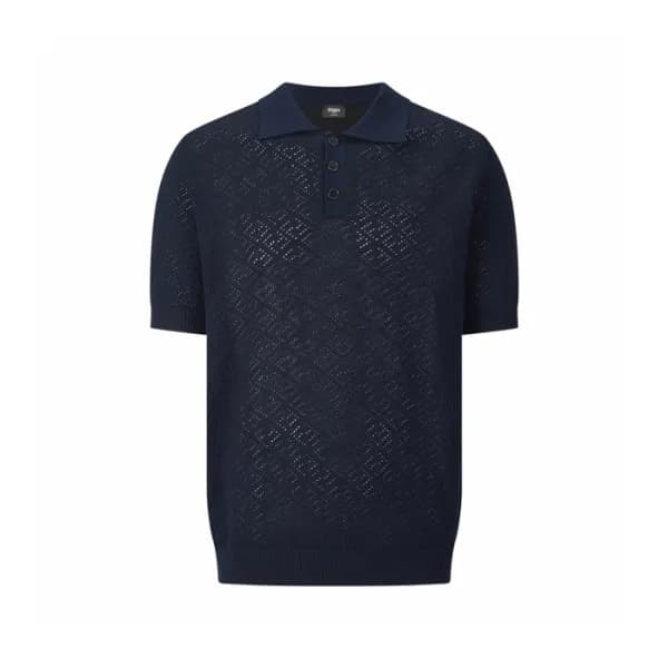 펜디 남성 폴로 반팔 티셔츠 - Fendi Mens Polo Tshirt - fec1591… - 1