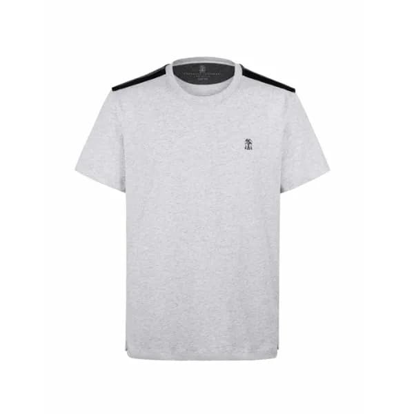 브루넬로쿠치넬리 남성 라운드 티셔츠 - Brunello Cucinelli Mens Round Tshirt - brc16489x - 1