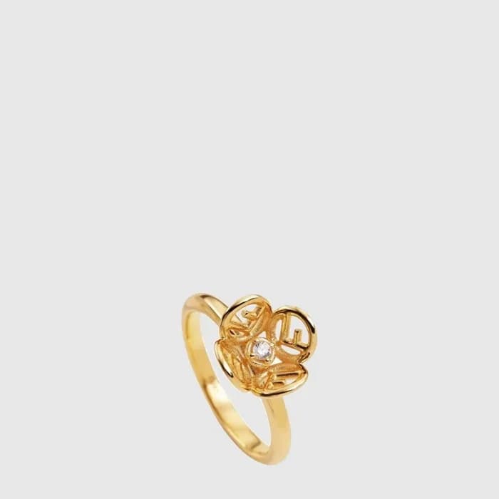 펜디 여성 F 이즈 링 - Fendi Womens F is Ring - acc10101x - 1