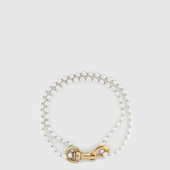 구찌 여성 후크 유리 진주 목걸이 - Gucci Womens Hook Glass Pear Necklace - acc10981x - 1