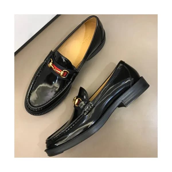 GUCCI 2018 MENS TRIM LEATHER LOAFER - 구찌 남성 트림 레더… - 1