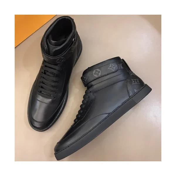 LOUIS VUITTON 2018 MENS LEATHER ANKLE SKEAKERS - 루… - 1