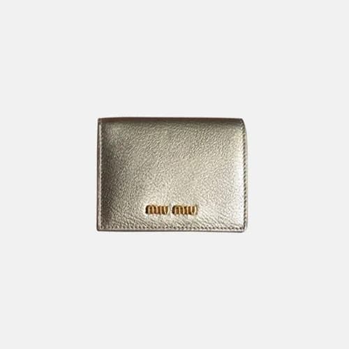 MiuMiu 2018 Ladies Matelassé Small Wallet 5MV204 -… - 1