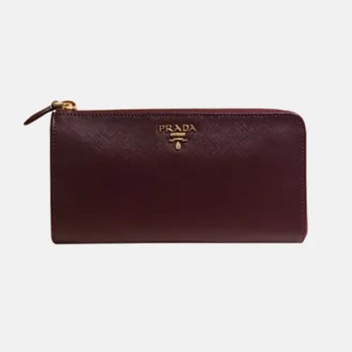 Prada 2018 Ladies Saffiano Leather Zippy Long Purs… - 1