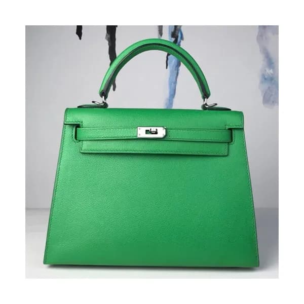 Hermes Kelly Ever Color Leather Tote Shoulder Bag … - 1
