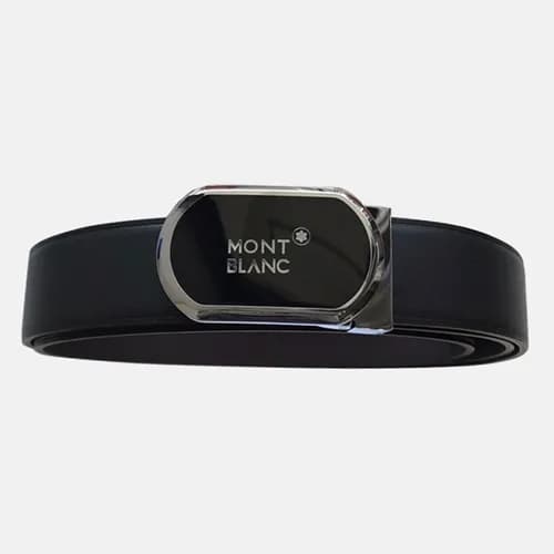 Montblanc 2019 Mens Box Logo Leather Belt - 몽블랑신상 … - 1