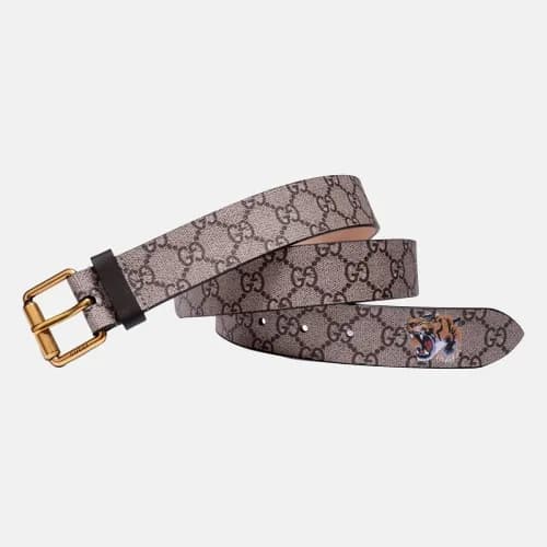[매장판]Gucci 2019 Mens Signature Tiger Leather Belt … - 1