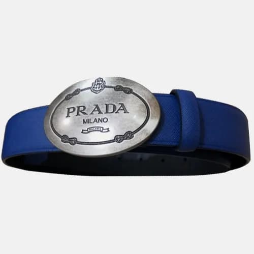 Prada 2019 Mens Saffiano Business Leather Belt - 프… - 1