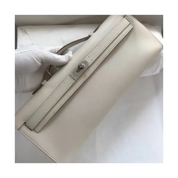 Hermes Kelly Cut Swift Leather Clutch Bag ,31cm - … - 1