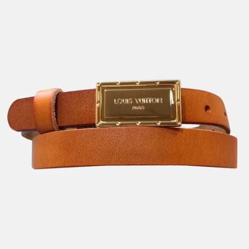 Louis vuitton 2019 Ladies Box Logo Buckle Leather … - 1