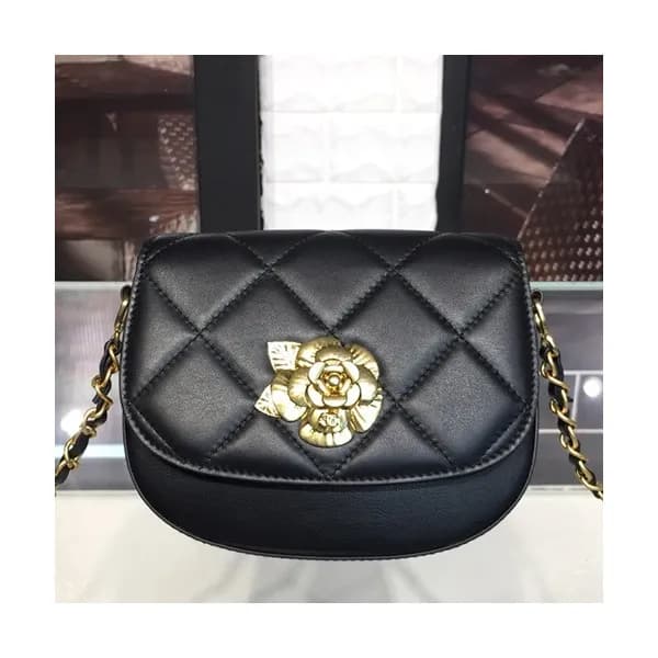 Chanel Chain Leather Shoulder Cross Bag, 17CM - 샤넬… - 1