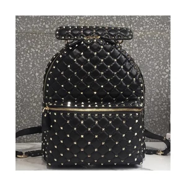 Valentino 2019 Leather Ruckstud Large Back Pack ,3… - 1