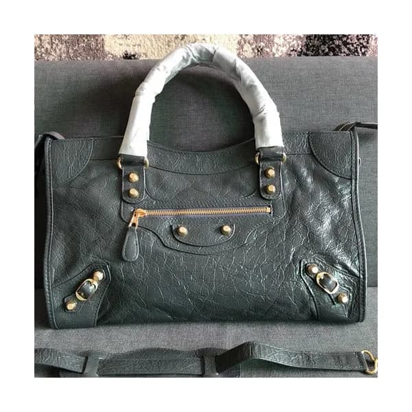 Balenciaga 2019 Classic City Leather Tote Shoulder… - 1