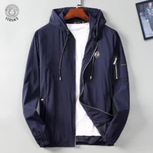 Versace 2019 Mens Medusa Patch Logo Casual Hood Ja… - 1