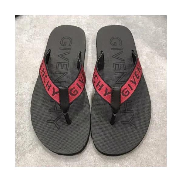 Givenchy 2019 Mens Logo Flip-flap - 지방시 남성 로고 슬리퍼 … - 1