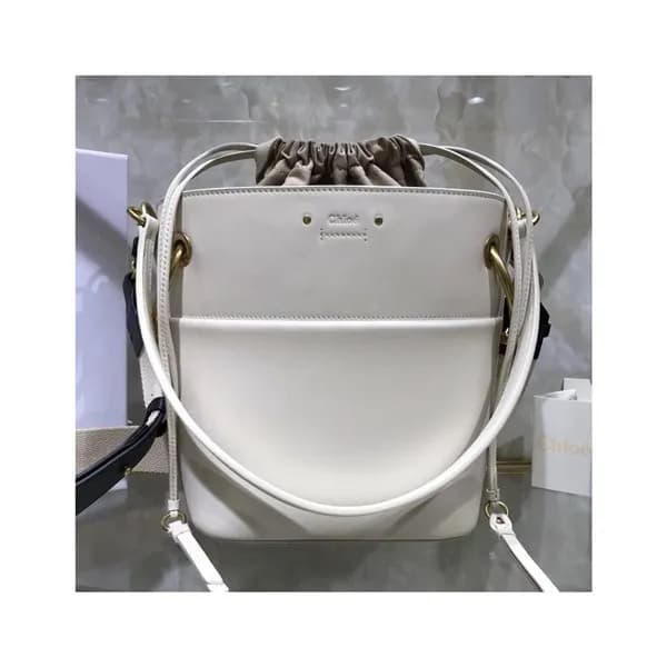 Chole 2019 Roy Leather Bucket Tote Shoulder Bag, 2… - 1