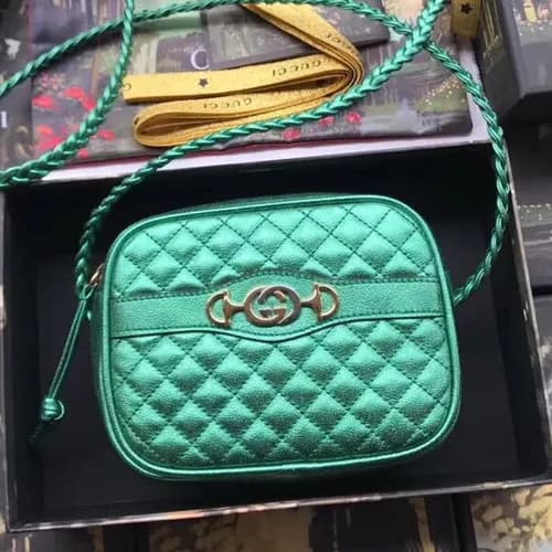 Gucci 2019 Laminated Leather Women Shoulder Bag ,1… - 1