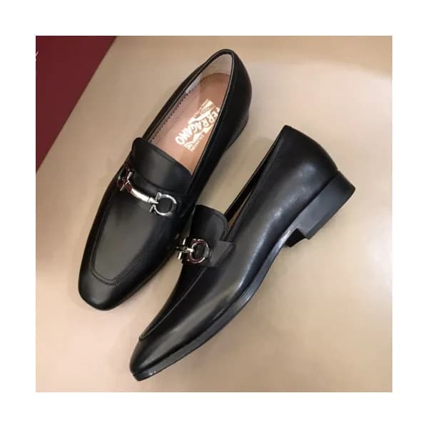 Ferragamo 2018 Mens Gancio Leather Loafer - 페라가모 남… - 1