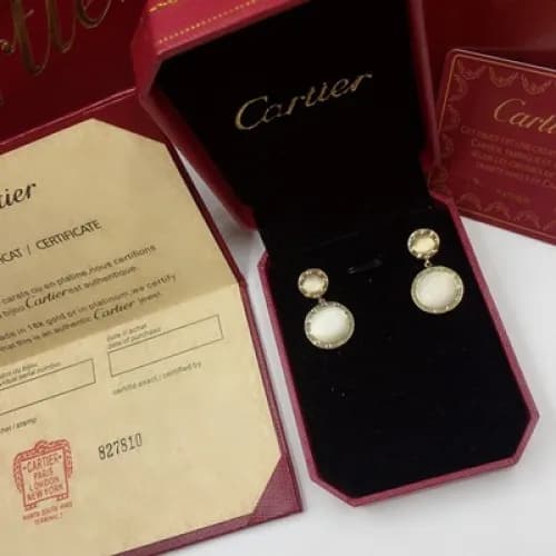 CARTIER Rose Gold Earring - 까르띠에 여성용 로즈 골드 귀걸이 Ca… - 1