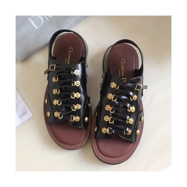 Dior 2019 Ladies Leather Sandal - 디올 2019 여성용 레더 샌… - 1