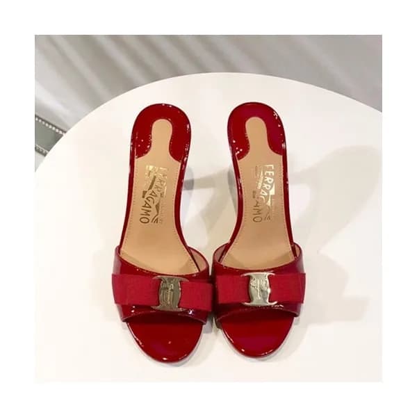 Salvatore Ferragamo 2019 Ladies Middle Heel Slippe… - 1