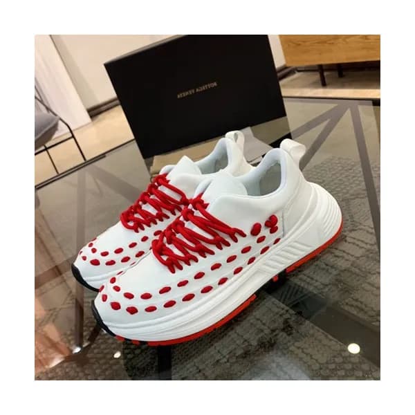 Bottega Veneta 2019 Mens Leather Running Shoes - 보… - 1