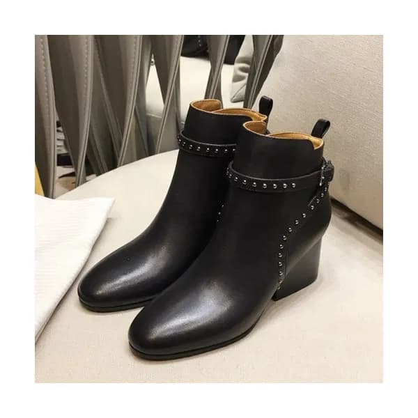 [매장판]Hermes 2019 Ladies High Heel Ankle Boots - 에… - 1
