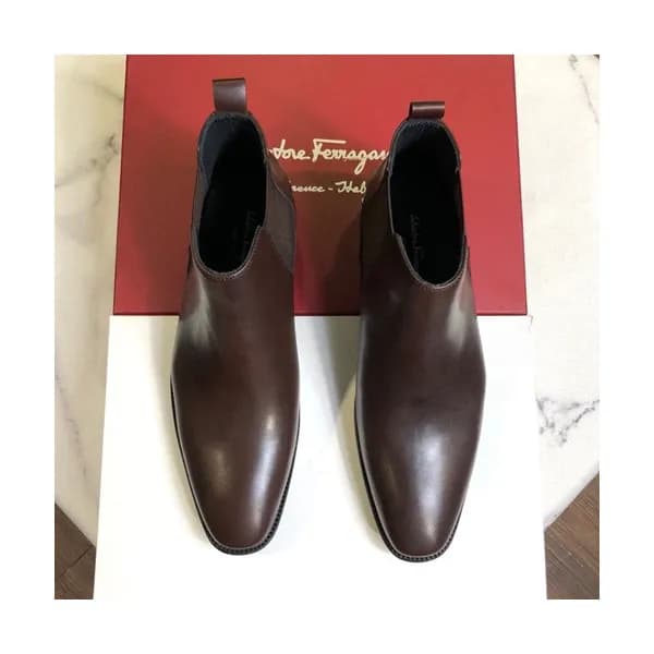 Ferragamo 2019 Mens Leather Boots - 페라가모 2019 남성용 … - 1