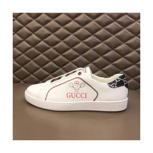 Gucci 2019 Mm / Wm Leather Sneakers - 구찌 2019 남여공용… - 1