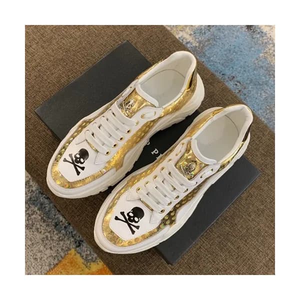 Philipp plein 2019 Mens Leather Sneakers - 필립플레인 … - 1