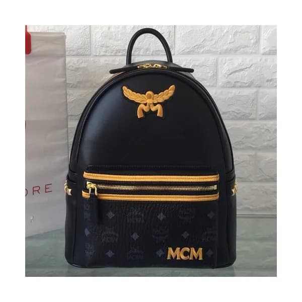 MCM 2019 Leather & Visetos Back Pack,26/34cm - 엠씨엠… - 1