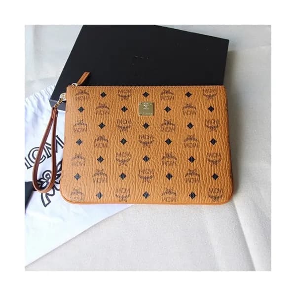 MCM 2019 Visetos Clutch Bag,29cm - 엠씨엠 2019 남여공용 비… - 1