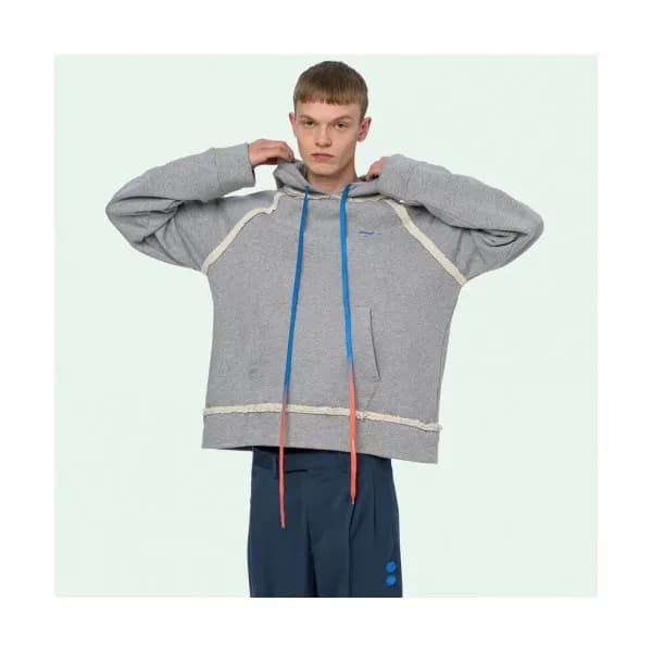 Off-white 2019 Mm/Wm Logo Cotton Oversize HoodT - … - 1