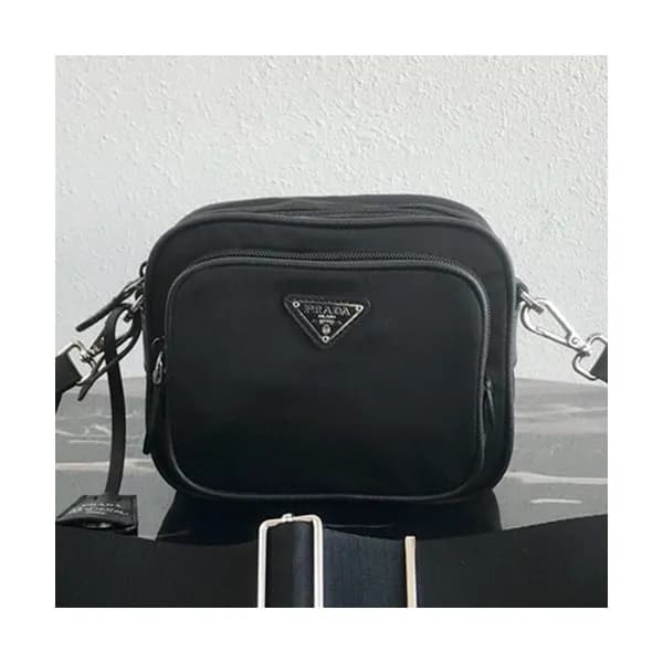 Prada 2019 Camera Nylon Shoulder Bag,14.5cm - 프라다 … - 1