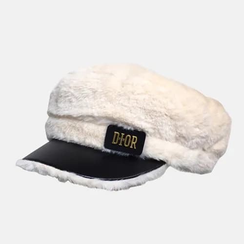 Dior 2019 Ladies Fur & Leather Cap - 디올 2019 여성용 퍼… - 1
