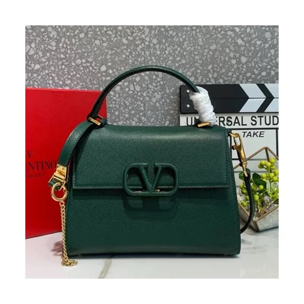 Valentino 2019 Leather Vsling Small Tote Shoudler … - 1