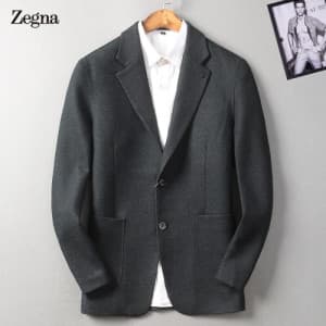 Ermenegildo Zegna 2019 Mens Business Wool Suit Jac… - 1