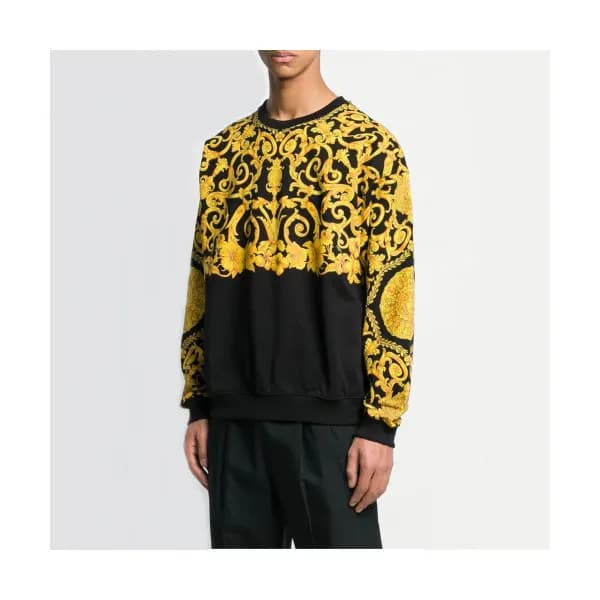 Versace 2019 Mens Medusa Logo Crew-neck Tshirts - … - 1