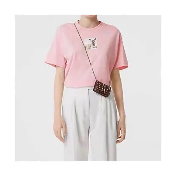 [버버리]Burberry 2019 Mm/Wm Logo Cotton Oversize Shor… - 1